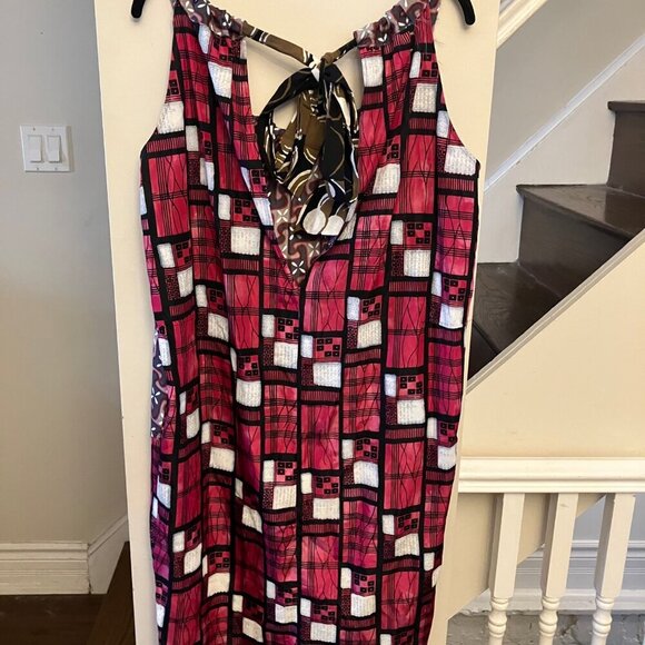 Marni Halter Mixed Prints Dress - Picture 3 of 9